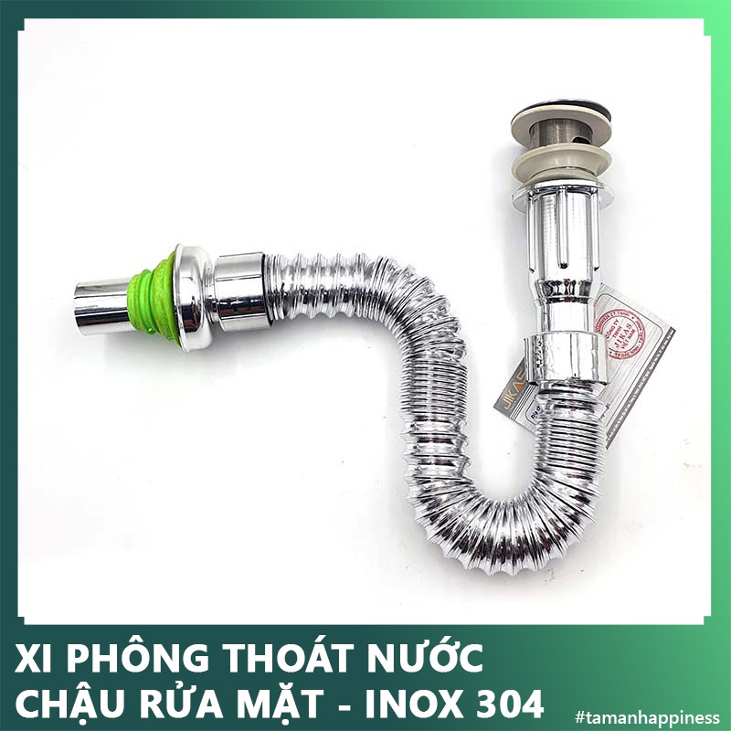 [Chính hãng] XI PHÔNG CHẬU LAVABO SUN NHỰA ĐẦU INOX LOẠI LẬT CHÍNH HÃNG