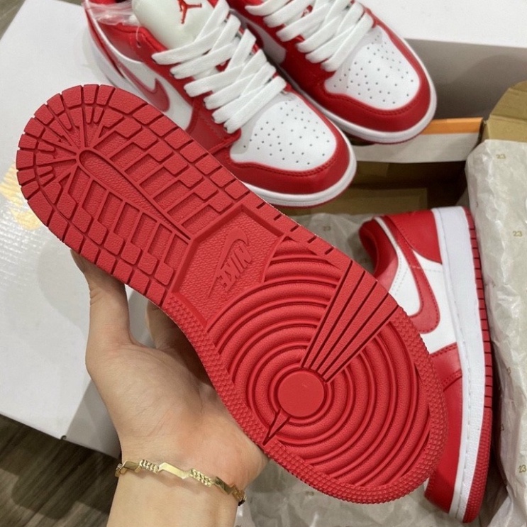 Giày Thể Thao Nam Nữ JD Đỏ thấp