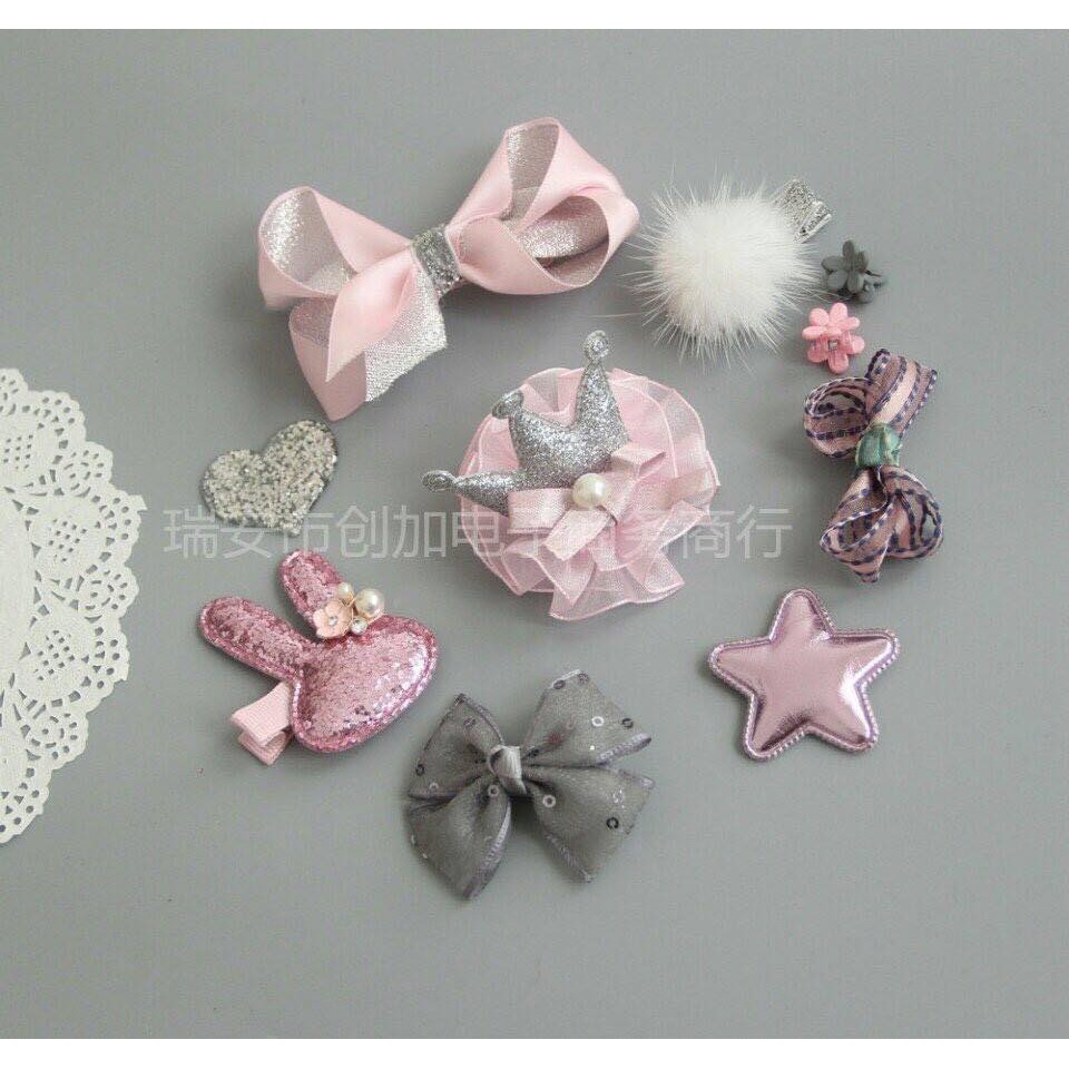 set 10 đồ kẹp tóc chicbaby- nhiều mẫu