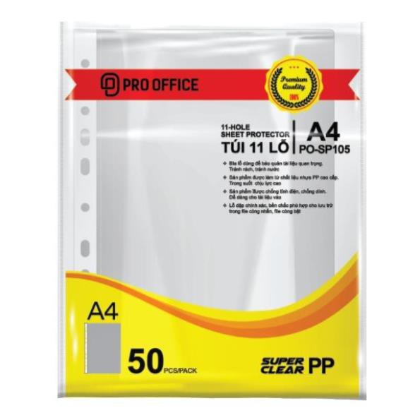 Túi sơ mi 11 lỗ Classmate PO SP105