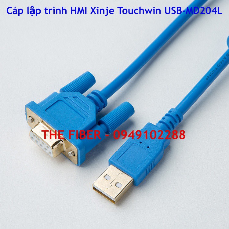 Cáp lập trình HMI Xinje Touchwin USB-MD204L