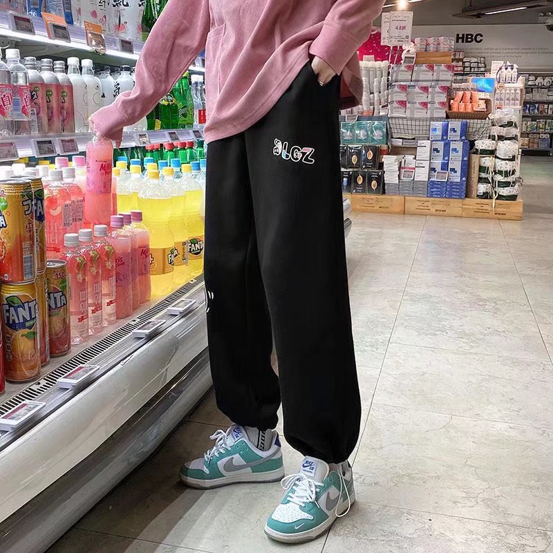 Quần ống rộng họa tiết nhuộm phong cách đường phố Nhật Bản cá tính thời trang cỡ m-5xl