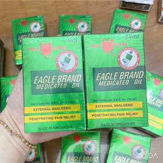 Dầu gió xanh con Ó Mỹ Eagle Brand 24ml