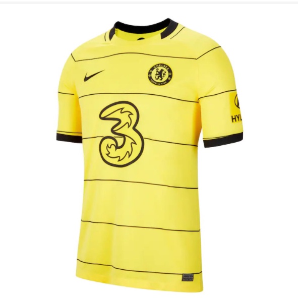 Áo Thun Đá Banh Màu Vàng Size S-2XL AAA + 2021 / 22 Chelsea