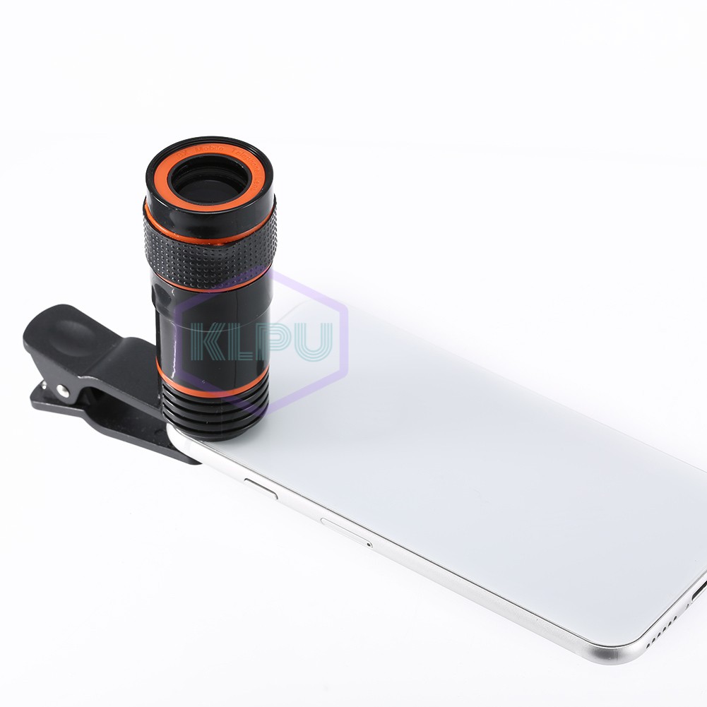 8x Zoom Optical Telescope Mobile Phone Camera Lens with Clip for iPhone Samsung HTC Huawei Sony