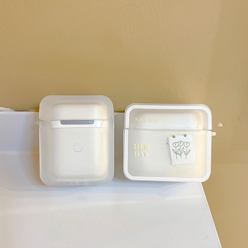 Vỏ Bọc Hộp Sạc Tai Nghe Airpods Pro 2 / 3Rd Generation Bằng tpu Silicone Hình Vuông Kiểu Dáng Đơn Giản