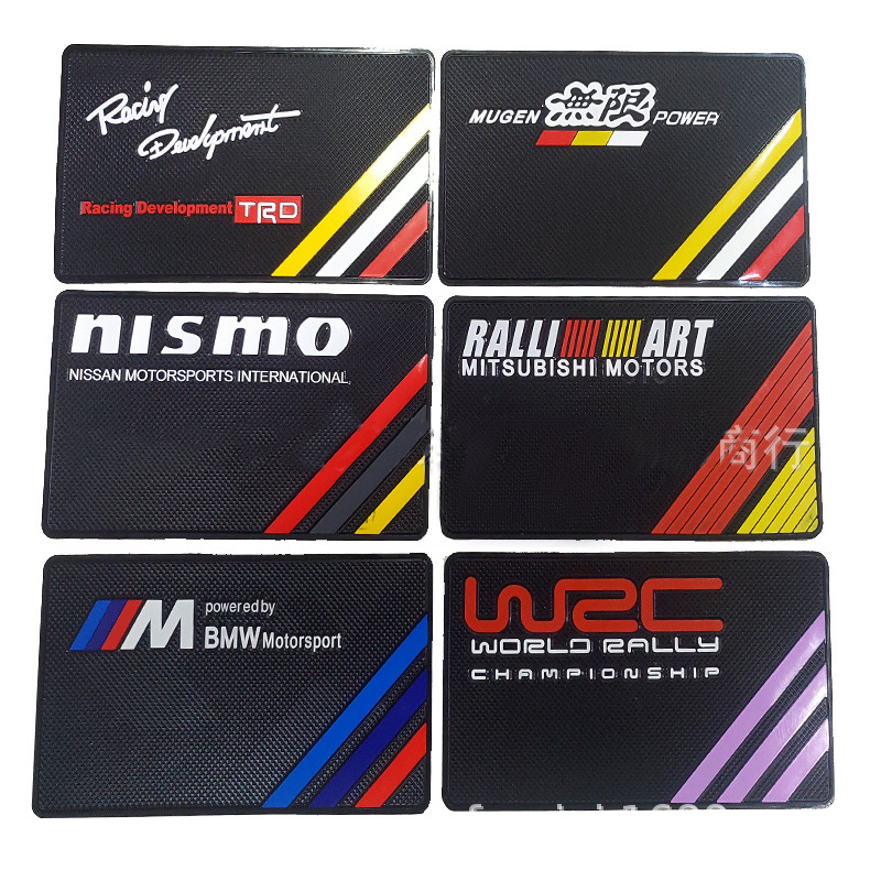 1 Thảm Cao Su Chống Trượt Dán Bảng Điều Khiển Xe Hơi Cho TRD Mugen Nismo Performance WRC