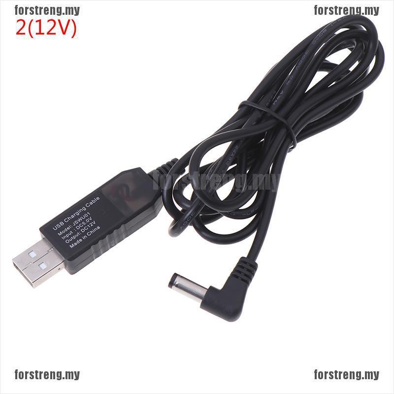 Cáp Chuyển Đổi Usb Dc 5v Sang Dc 9v 12v 2.1x5.5mm