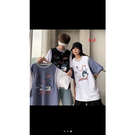 Áo Thun Phối Tay Bóng Chày YoYouS 🦋Unisex form rộng tay lỡ oversize  Phong cách thể thao Hot trend [freeship]