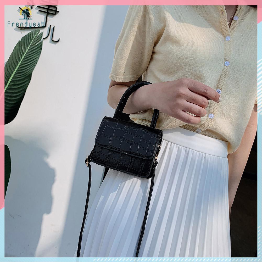 Túi da mini đeo chéo phong cách thời trang thanh lịch cho phái nữ