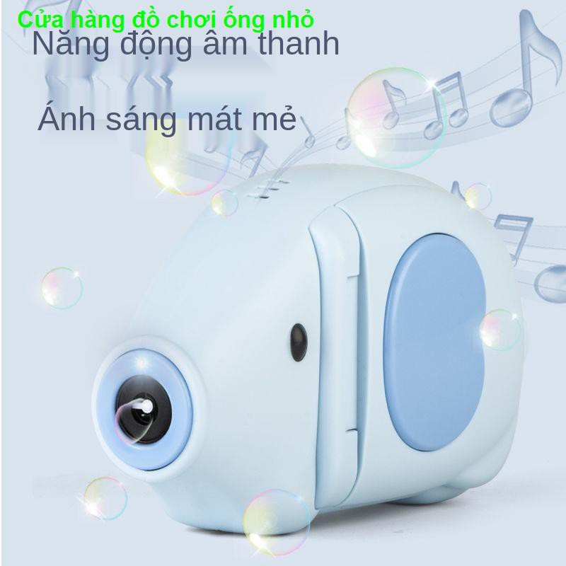 Máy thổi bong bóng, camera DV, trái tim cô gái lưới màu đỏ trẻ em, súng bắn bóng tự động, rung, đồ chơi nước giố11