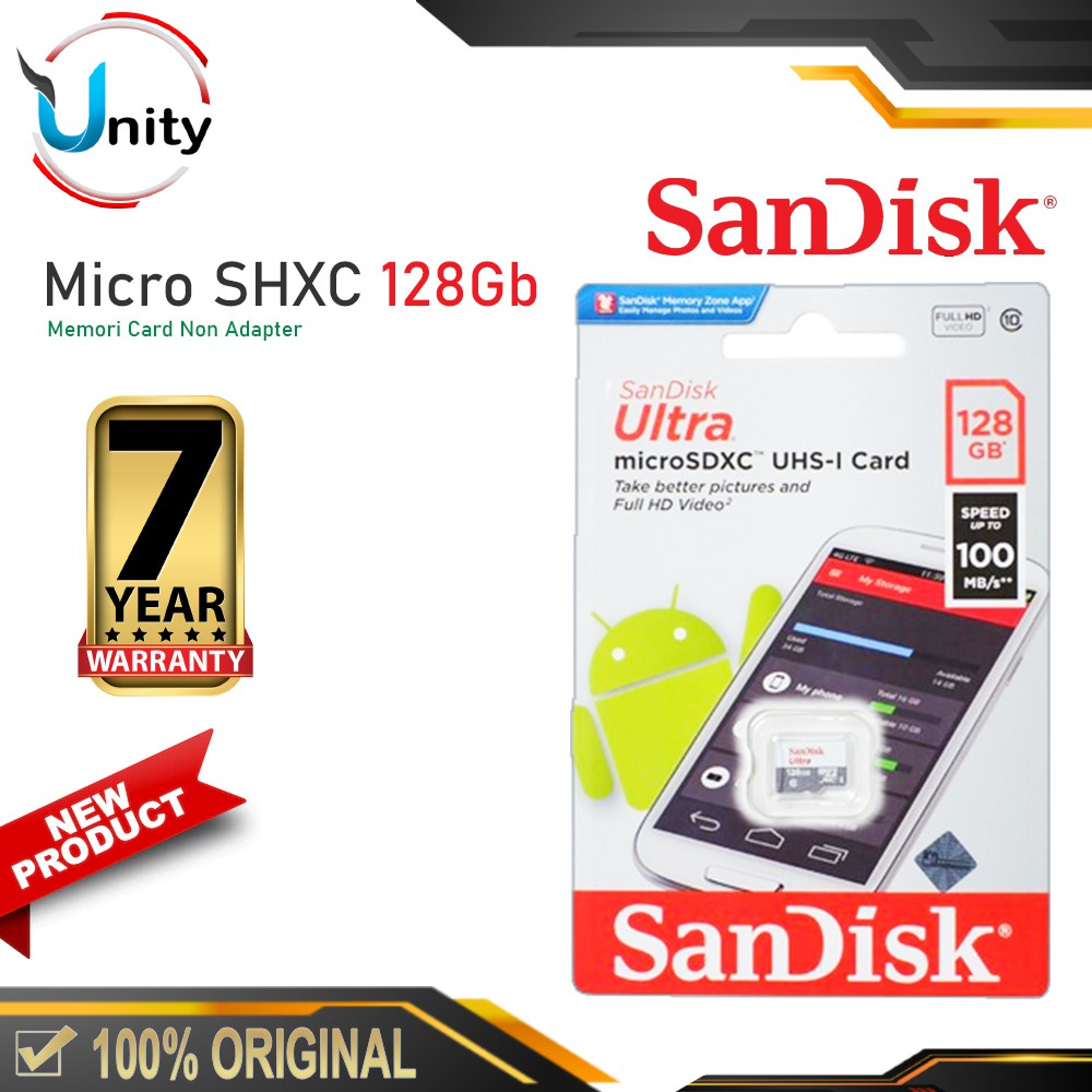 Thẻ Nhớ Sandisk Ultra 128gb Class 10 100mb / S Sdxc Micro Sdxc