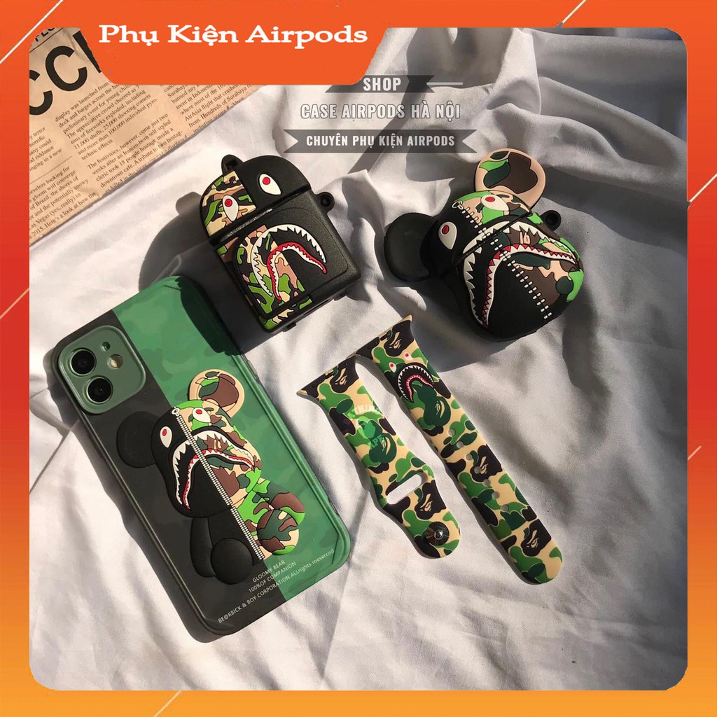 Ốp lưng iphone BAPE x BearBrick 3D