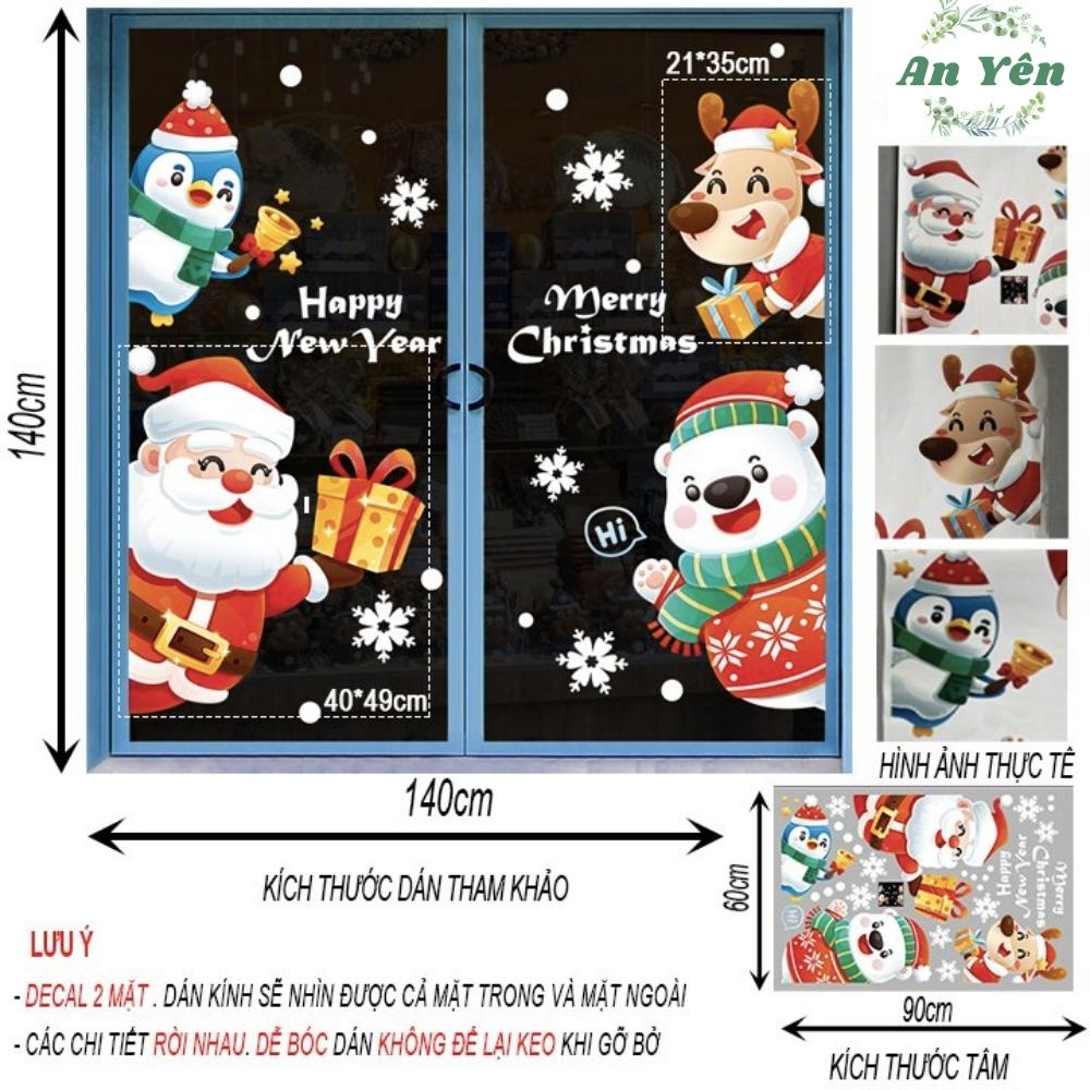Tranh dán Noel, decal Noel Decal dán tường Trang trí Noel - Giáng sinh (nhiều mẫu) | BigBuy360 - bigbuy360.vn