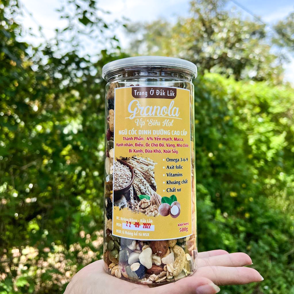 Granola siêu hạt Trang Ở Đắk Lắk hộp 500g