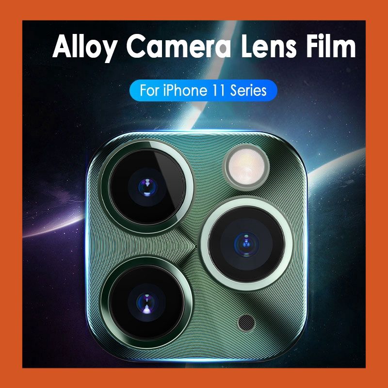 ★Electron Full Cover Metal Camera Lens Screen Film Protector for iPhone 11 Pro Max ★Electron