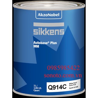Q914C Sơn màu Camay (Pơ) trắng cực mịn hãng Sikkens - Akzo Nobel lon 1 Lít SONQUANGPHU422