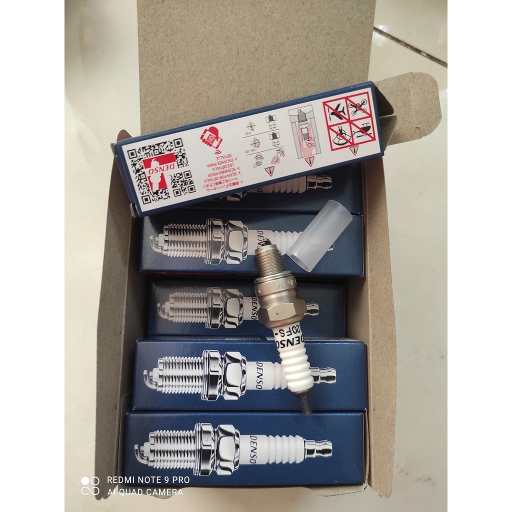 BUGI DENSO CHÂN NGẮN TIÊU CHUẨN   DÒNG SIRIUS / DREAM / WAVE 100 / FUTURE 1 / MIO / HAYATE / ATILA