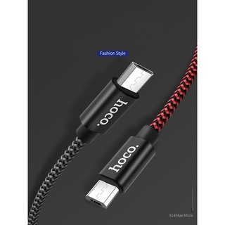 Cáp Sạc Nhanh Dây Dù Type C /Micro USB Hoco X14 1 Mét