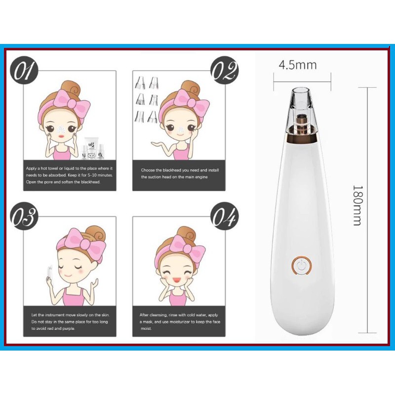 Máy hút mụn đầu đen BLACK HEAD DETECTOR | BigBuy360 - bigbuy360.vn