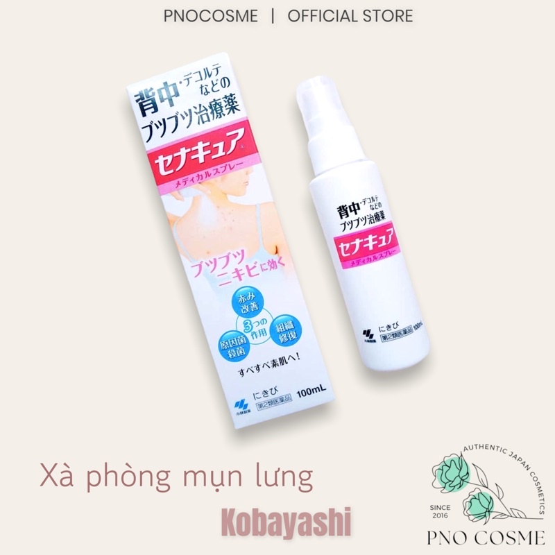 Xịt ngừa mụn - thâm lưng Kobayashi