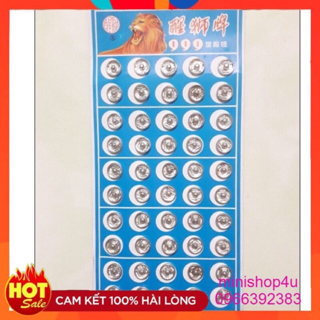 Cúc bấm 10k/1 vỉ