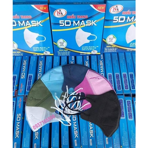 Khẩu trang 5D MASK FAMAPRO, TITAN, quai thun chính hãng Nam Anh