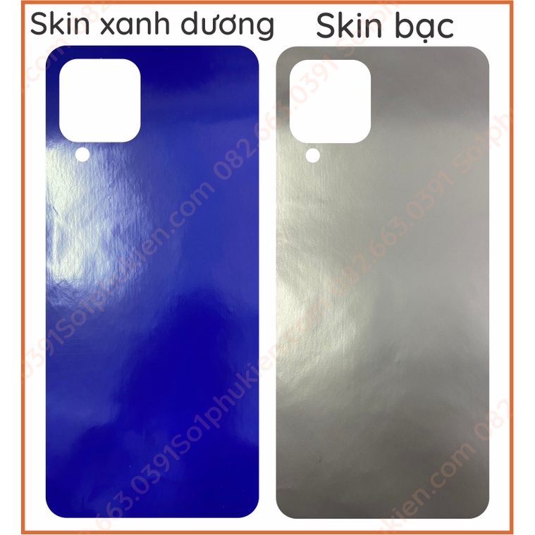 Miếng dán mặt lưng Samsung m32 skin carbon có nhiều màu để lựa chọn