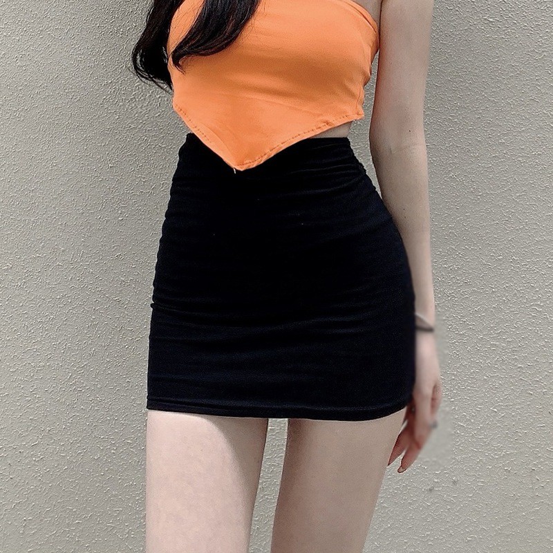 Chân Váy Ngắn Lưng Cao Dáng Ôm Thời Trang Mùa Hè Dành Cho Bạn Nữ