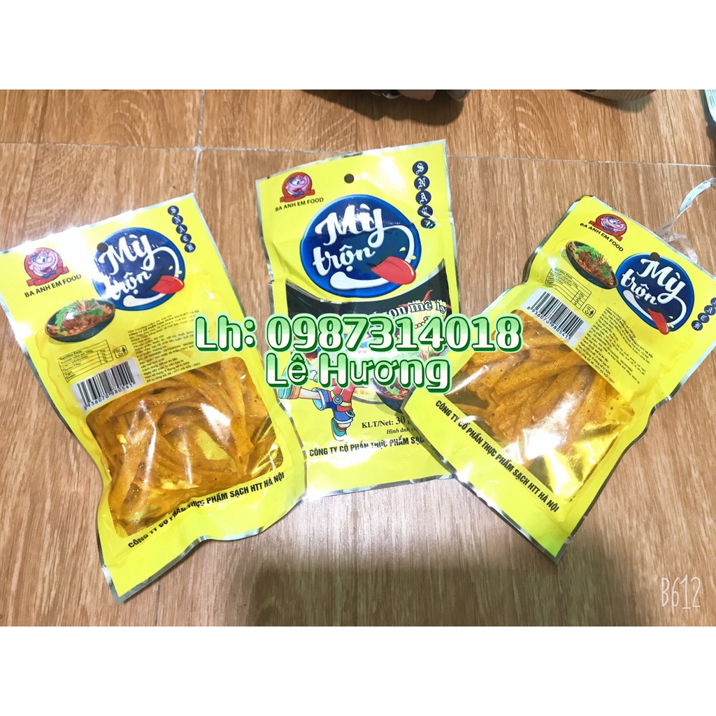 Snack mỳ trộn thơm ngon-date mới  (10 gói)