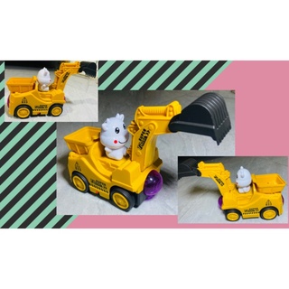 Đồ chơi xe múc chạy bằng pin có đèn sáng đẹp và âm thanh hay - đồ chơi yêu thích của các bé(tặng kèm 3 pin AA)