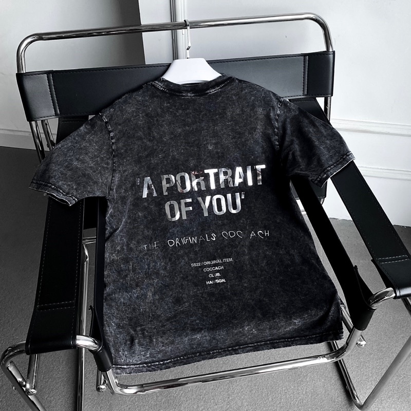 Áo thun phông chất liệu 100% cotton form rộng unisex A PORTRAIT OF YOU CCS130 by COCCACH