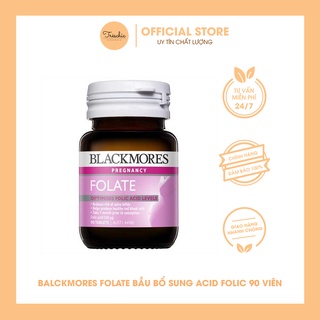 Viên Uống Bổ Sung Acid Folic Cho Mẹ Bầu Blackmores Folate 90 Viên