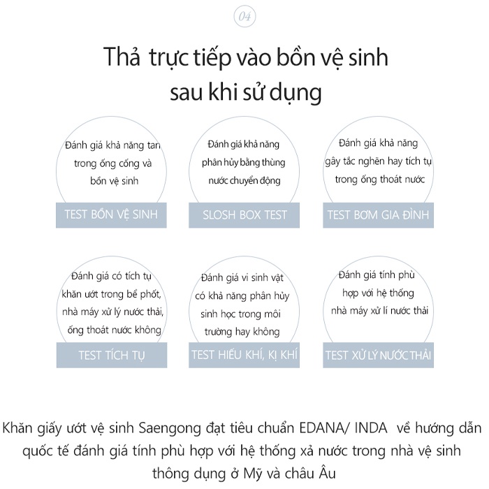 Gói 60 Miếng Khăn Giấy Ướt Vệ Sinh Tan Được Trong Nước Saengong - K2V Shop