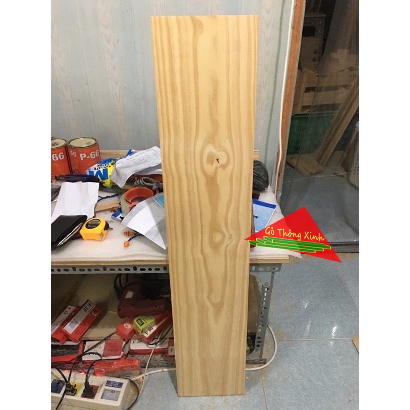 [MS33] Tấm gỗ thông mới đẹp rộng 20cm, dài 1m2, dày 2cm được bào láng 4 mặt thích hợp trang trí, làm kệ, ốp tường