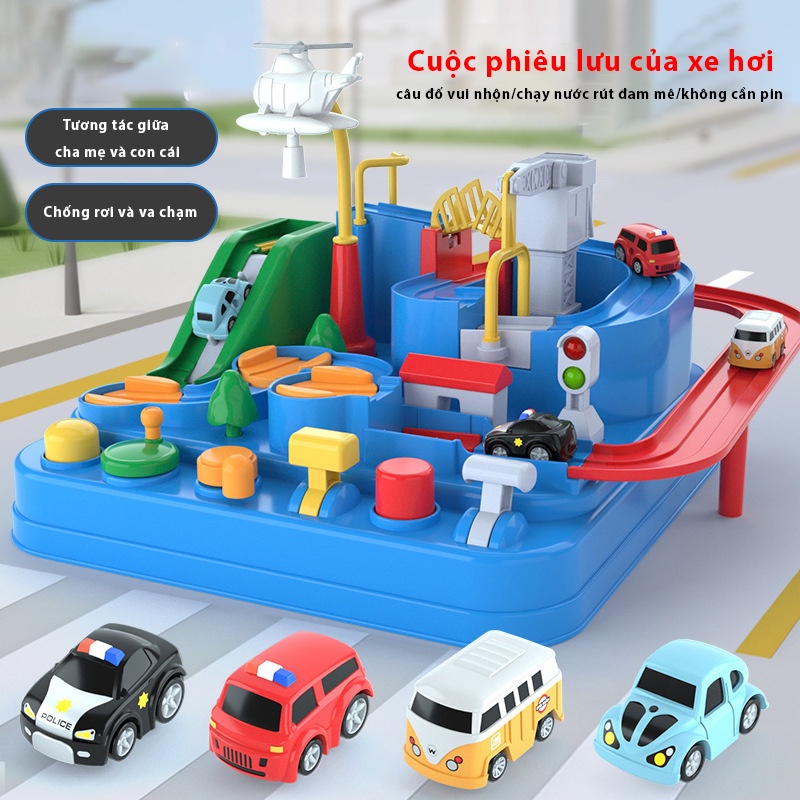 Đồ Chơi Lắp Ráp Ghép Ô Tô Đường Đua Phiêu Lưu Phát Triển Tư Duy, Đồ Chơi Trẻ Em Cho Bé Gái, Bé Trai Thông Minh