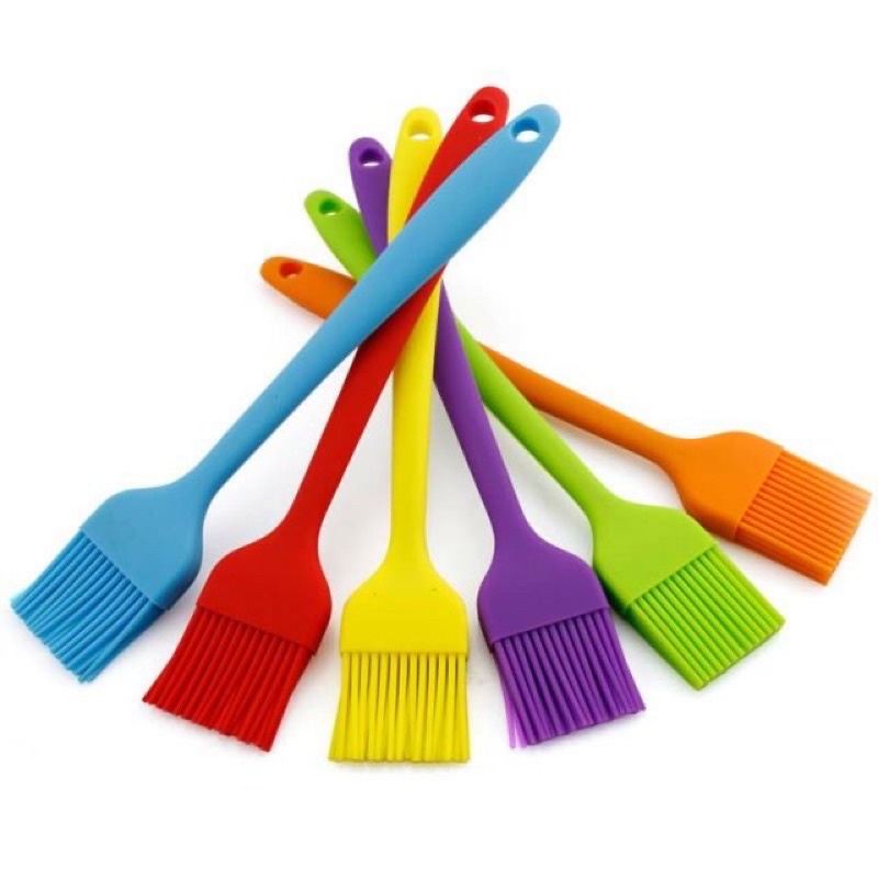 Chổi quét dầu - Cọ quét dầu ăn, quét mỡ, quét mặt bánh bằng silicon chịu nhiệt MẪU MỚI cán dài 20cm