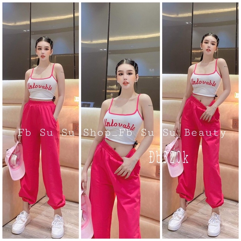 Set thể thao năng động hai dây