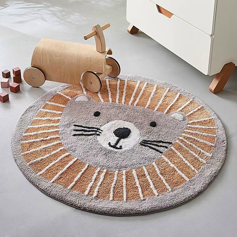 Thảm Lông Cừu Cao Cấp Mẫu Mới 2022,Kích Thước 1m,chọn mẫu thoải mái-mẫu con gấu nâu