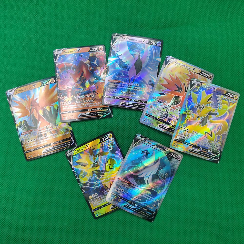 Đồ chơi thẻ bài huấn luyện Pokemon Tag Team GX VMAX lấp lánh 3D cho trẻ em
