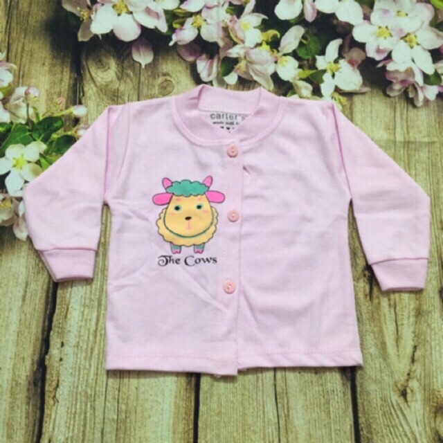 Áo dài tay nỉ sơ sinh