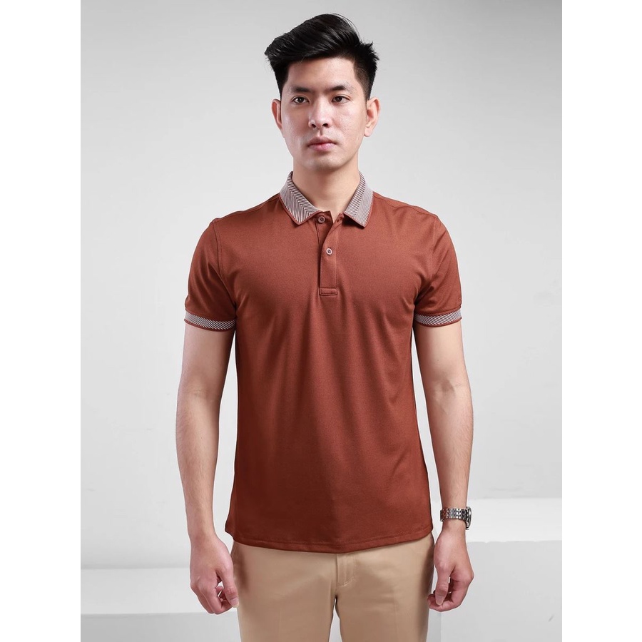 Áo polo nam ngắn tay Aristino 🌟 CHÍNH HÃNG – SALE 🌟 APS018S8, slimfit, chất liệu coolmax mềm mát