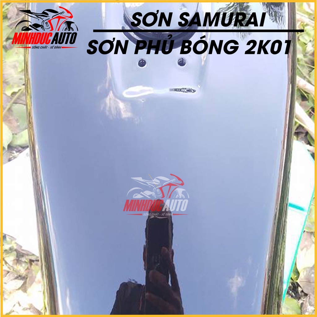 Sơn phủ bóng samurai 2K01 - chai sơn xịt cao cấp nhập khẩu từ Malaysia.