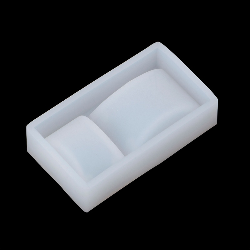 Sa Khuôn Silicon Trong Suốt Hình Chữ Nhật Làm Trang Sức DIY