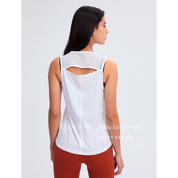 Áo Tank Tập Gym Yoga Nữ Cao Cấp - Sculpt *Cropped Tank Top Lululemon 2022