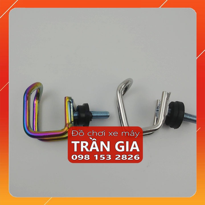 Móc inox treo đồ xe máy gắn AB airblade Vision Lead Sh Mode Exciter Sirius Jupiter Nouve Grande Janus Wave Blade Vario