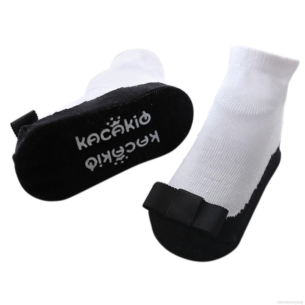 Vớ cotton đính nơ đáng yêu cho bé gái 0-3 tuổi