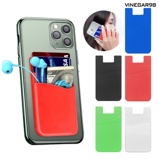 Ví silicon đựng thẻ tín dụng dán phía sau điện thoại thông minh