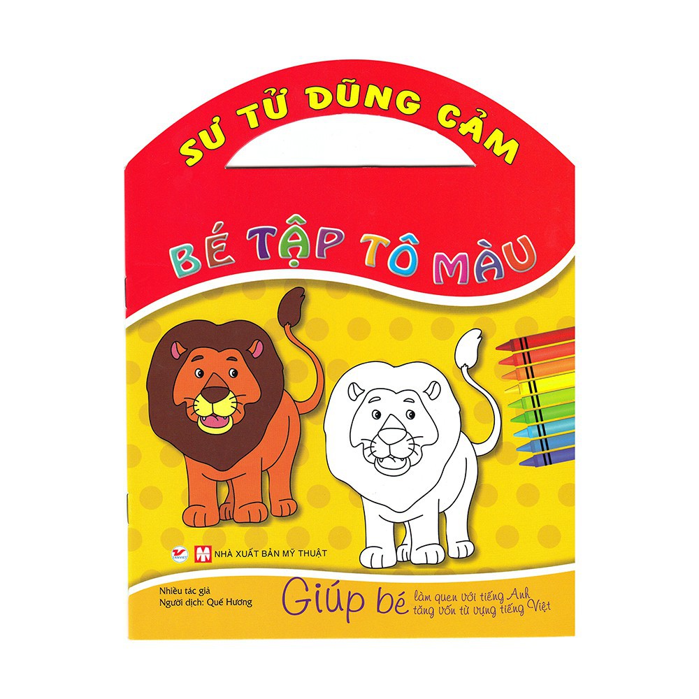 Sách - Bé Tập Tô Màu - Sư Tử Dũng Cảm