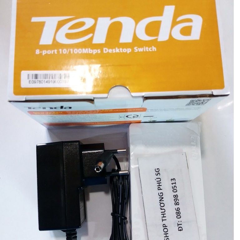 Bộ chia mạng Switch: Tenda S108 - 8 Port 10-100Mbps
